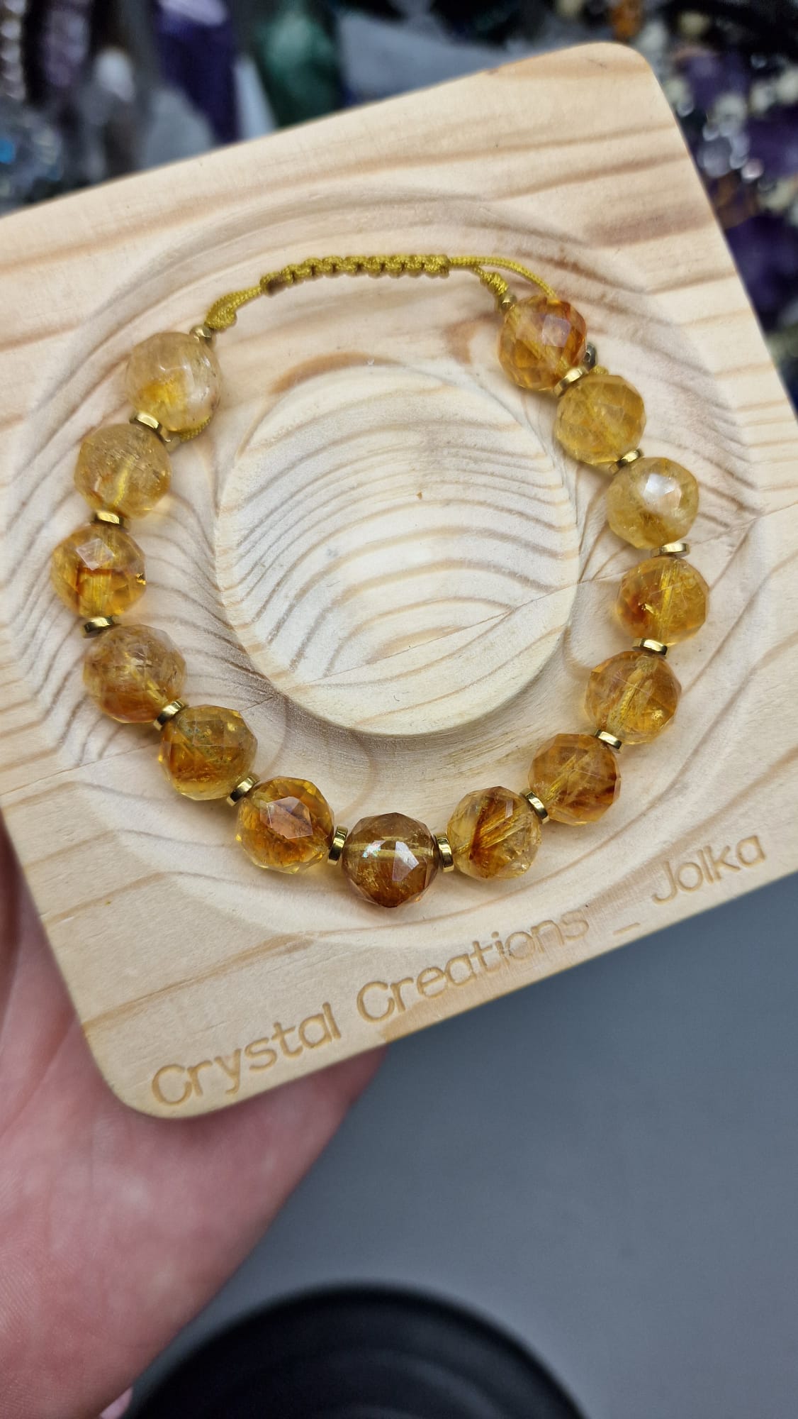 Elegant 10mm faceted Citrine Bracelet-Radiant Luxury & Abundance Bracelet